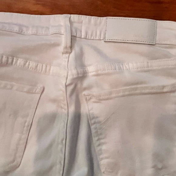 True Religion button fly white distressed jeans; excellent preowned condition;26 - Picture 3 of 6